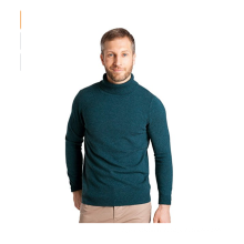 PK18A63HX Pull en maille de cachemire à col roulé pour homme